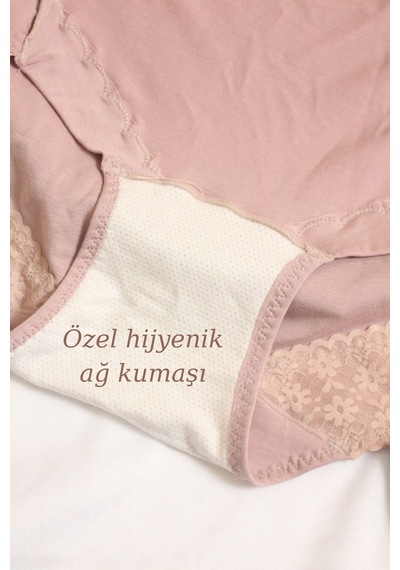 Unreal Underwear 5li İpek Karışımlı Bambu Kumaş İthal Çamaşır Yüksek Bel Külot, İz Yapmayan, Terletmeyen Çok Renkli
