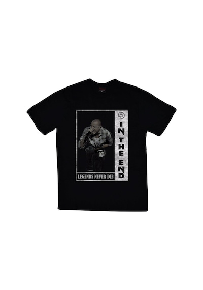 Stoned&Fame Linkin Park Baskılı Unisex %100 Pamuk T-shirt SIYAH Siyah
