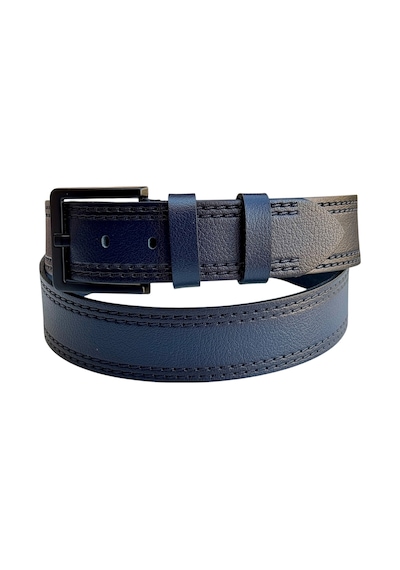 Süzer Deri 4.5 Cm. Spor Model Hakiki Deri Kenarları Dikişli Erkek Kemer Lacivert