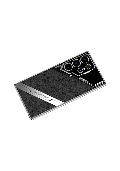 Zore Galaxy Uyumlu S23 Ultra Kılıf Kamera Korumalı Suni Deri Tasarım Yeni Seri Procase K Siyah