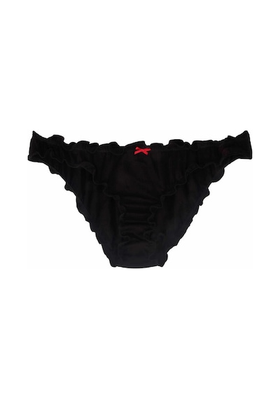 Sebatingo Kadın Külot Bikini Fırfırlı Pamuklu Çok Renkli 5 Li Paket Çok Renkli