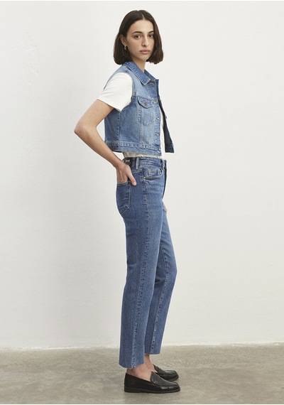 Mavi - Rona Classic Denim Indigo Mavisi Jean Yelek 1110450-86815 Mavi