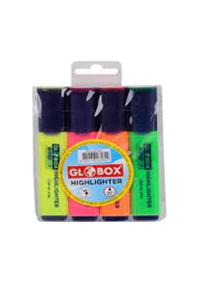 GLOBOX FOSFORLU KALEM 4'LÜ KARIŞIK