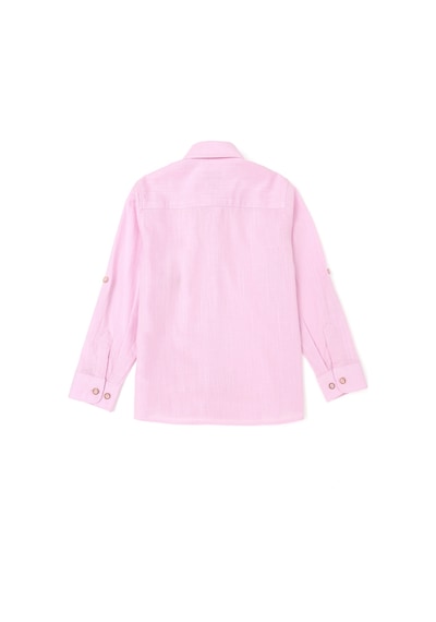 U.s. Polo Assn. Erkek Çocuk Pembe Gömlek Basic 50283994-vr041 Pembe
