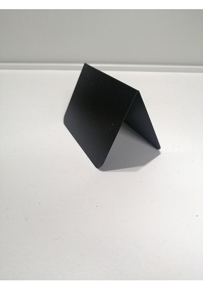 10 Ad Silinebilir Karatahta Siyah Etiket Çatı Çift Yön 7,5x5 Cm