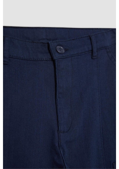 Defacto Erkek Çocuk Kargo Fit Standart Paça Twill Pantolon A4936a823wnnv256 Lacivert
