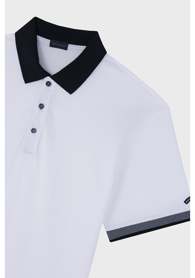 Paul & Shark Erkek Polo Yaka T Shirt 24411316 010 Beyaz Beyaz
