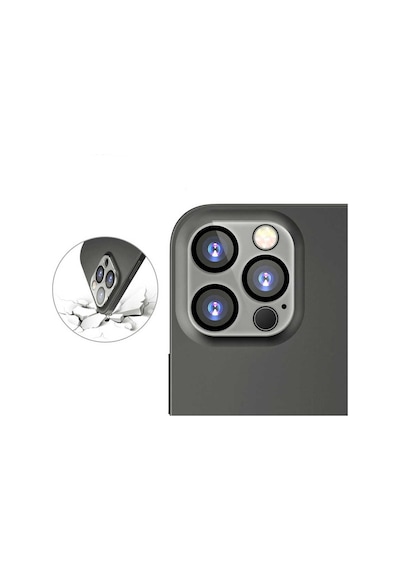 Apple Uyumlu   iPhone 13 Mini Cl-05 Kamera Lens Koruyucu Cam Koruma Renksiz