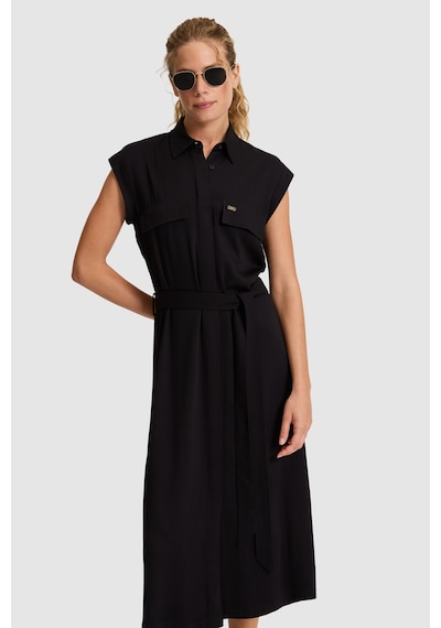 U.S. Polo Assn. U.s. Polo Assn. Kadın Siyah Elbise Dokuma 50324750-vr046