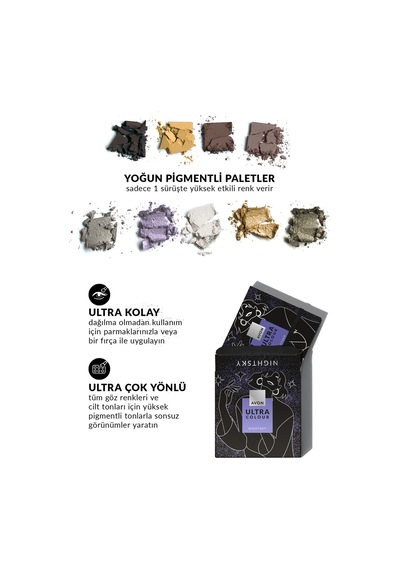 Avon Ultra Colur Göz Farı Paleti Night Sky