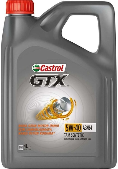 Castrol Gtx 5W-40 A3/B4 Motor Yağı