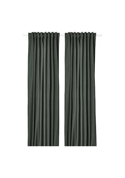 Ikea Rosenmandel Fon Perde 135x300 Cm Yeşil