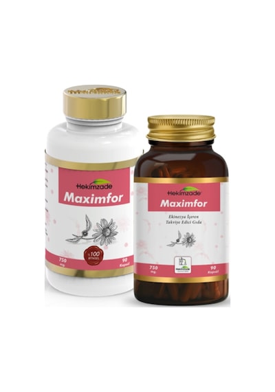 Hekimzade Maximfor Ekinezya İçeren Takviye Edici Gıda 750mg 90 Kapsül