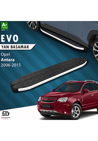 S-dizayn Opel Antara Evo Aluminyum Yan Basamak 183 Cm 2006-2015 A+ Kalite