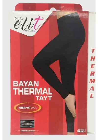Tutku Elit Kadın Termal Tayt Içlik 2705 - 2 Adet Siyah