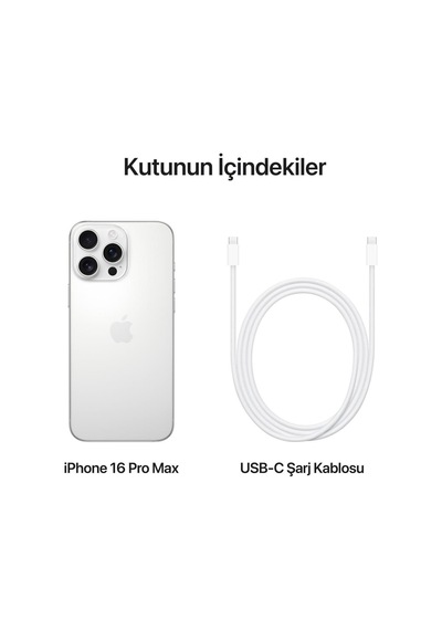 Apple İPhone 16 Pro Max 1 TB Beyaz (Outlet)