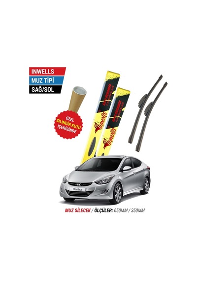 Hyundai Elantra İnwells Muz Silecek Takımı (2011-2014)