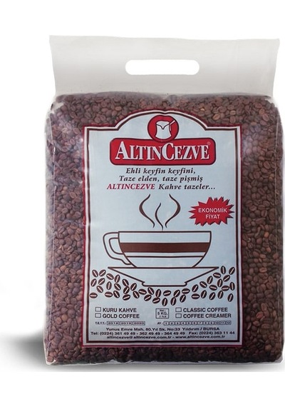 Altıncezve Orta Kavrulmuş Türk Kahvesi Çekirdeği 5 KG