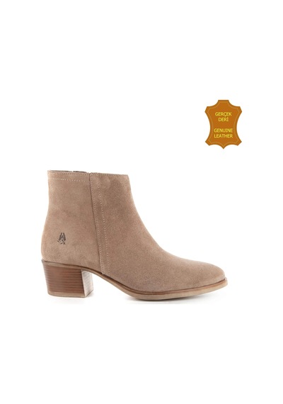 Hush Puppies Befasi 725011 Gerçek Deri, Anatomik, Kadın Bot Koyu Bej