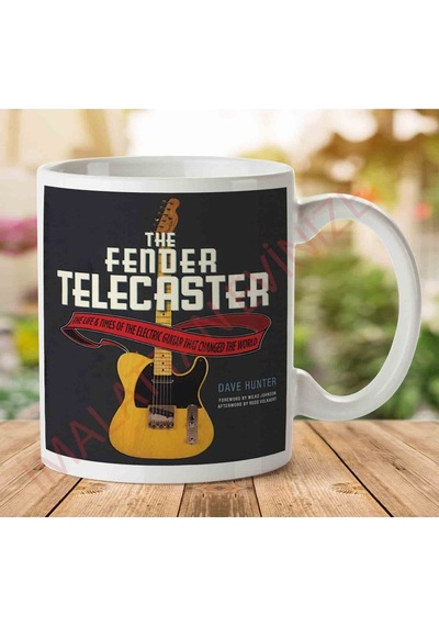 1-1244 The Fender Telecaster İki Tarafı Baskılı Kupa Bardak.jpg