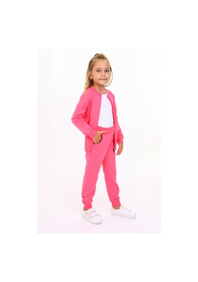 Toontoy Kids Toontoy Kız Çocuk Armalı Eşofman Takım Fuşya