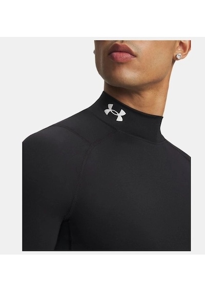 Under Armour Ua Heatgear Armour Compression Mock Erkek Uzun Kollu T-shirt 1369606-001 Siyah