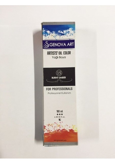 Cenova Art Profesyonel Yağlı Boya 15 Burnt Umber 180Ml