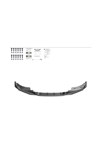 Bmw 4 Serisi G22 2020+ Ön Lip Parlak Siyah Sport Ön Tampon Lipi Body Kit Ön Alt Lip Spoiler
