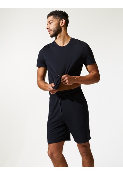 Marks & Spencer Regular Fit Supima Pijama Altı T07001231A Siyah