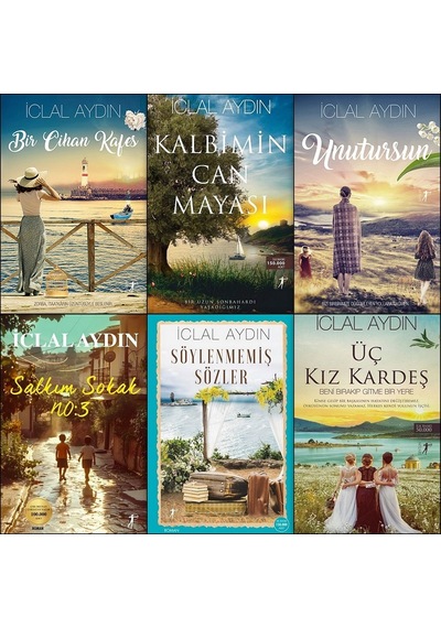 Salkım Sokak - Sözler - Kalbimin Can Mayası - Üç Kız Kardeş - Cihan Kafes 6 Kitap Set