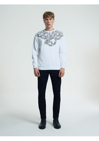 LOFT Oversize Fit Erkek Sweatshirt Lf2034957 Q1.v1 Beyaz