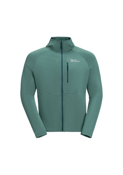 Jack Wolfskin Kolbenberg Hooded Fz Erkek Polar Ceket 4156 Çok Renkli