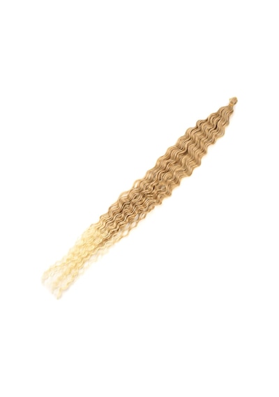 Rus Afro Dalgası / Karamel / Platin Ombreli - Elwm-463209 Çok Renkli