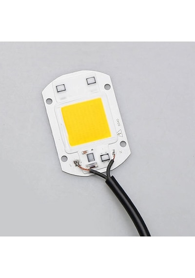 Ac 220v 50w Power Led Gün Işığı Sarı Renk Projektör Lamba Aydınlatma Ampül Warm White 2800-3200k
