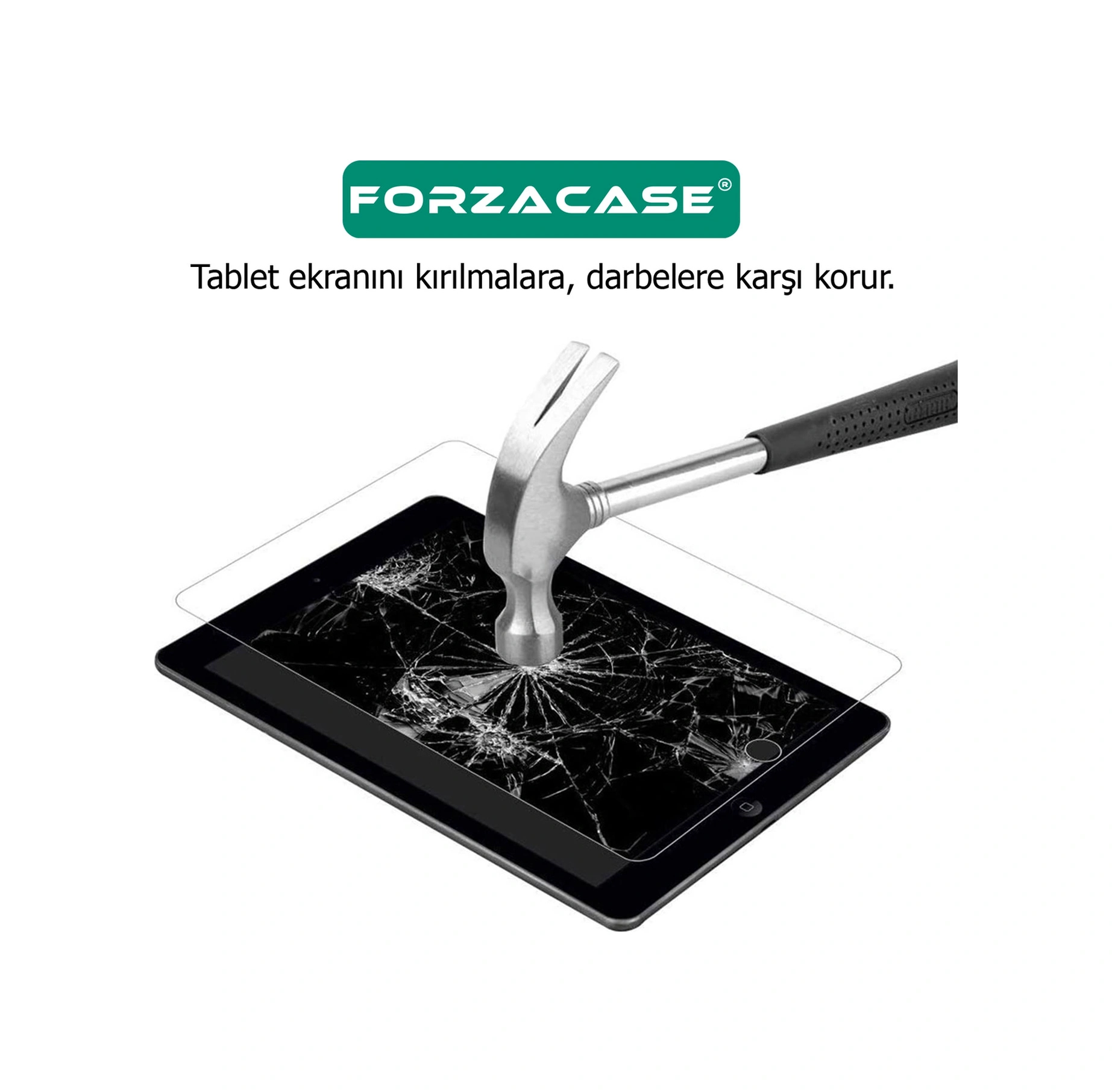 Forzacase Xiaomi Redmi Pad 2 Pro 12.1 İnch İle Uyumlu Temperli Kırılmaz Cam Ekran Koruyucu - Fc021