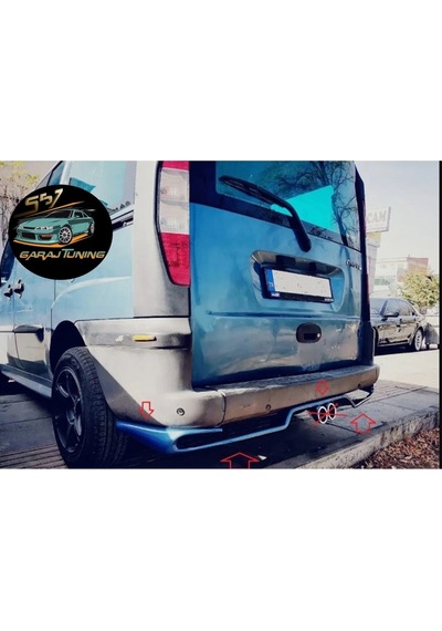 Fiat Doblo 1-2 Worteks Difüzör Lip Fiberglass Boyasız
