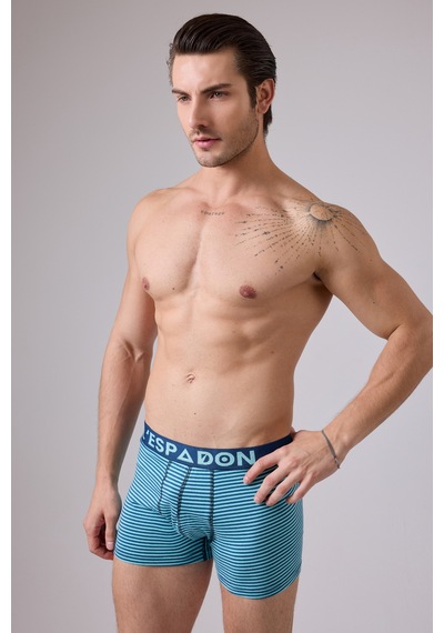 L'espadon Maritime Elite Erkek Boxer Şort -3111 Turkuaz