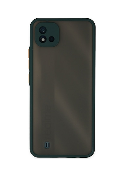 Realme C11 2021 Uyumlu Kılıf Montreal Silikon Kapak - Yeşil
