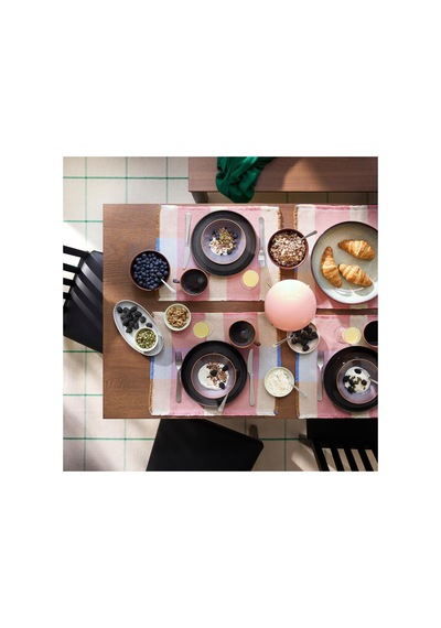 Ikea Färgklar Yemek Takımı 24 Parça Lila