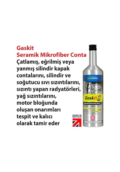 Cleandrive Gaskit Silindir Conta Tamiri ve Radyatör Kaçak Tamir Sıvısı 500 ML