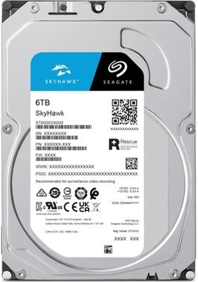 Seagate Skyhawk 6 Tb 256mb 5400rpm Sata3.0 7/24 Dvr,nvr Için Güvenlik Hdd
