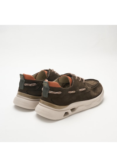 Sneaker Erkek Og-2410 John May 300-137t-etiket 92 Duman Nubuk-turuncu Dana Süet Tersi Antrasit