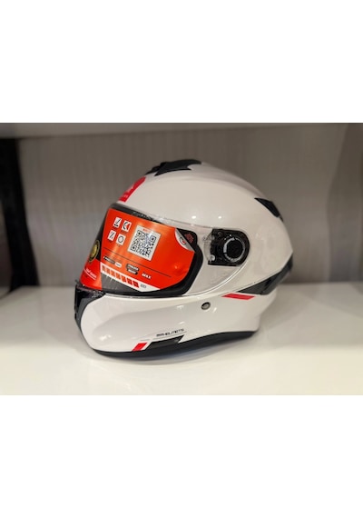 Mt Helmets Targo S Solid Kask Parlak Beyaz S-