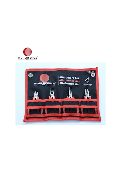Worldforce 11424 4 Parça 125 mm Elektronikçi Pense Seti S2 Çelik
Profesyonel Alet