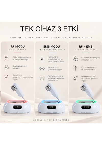 Robx A07 Yeni Nesil Rf-EMS Cilt Sivilce Ve Yüz ve Vücut Aleti