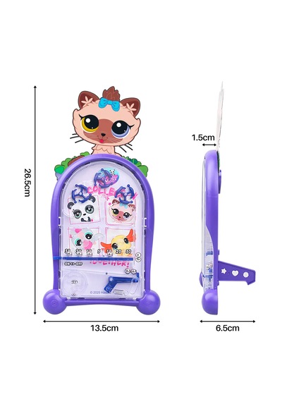 Pinball Littlest Pet Shop Eğitici Retro Eğitici Oyuncak Mor