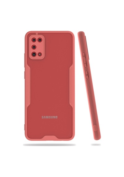 Cosmotex Newface Samsung Galaxy Uyumlu  A02s Kılıf Platin Silikon - Pembe
