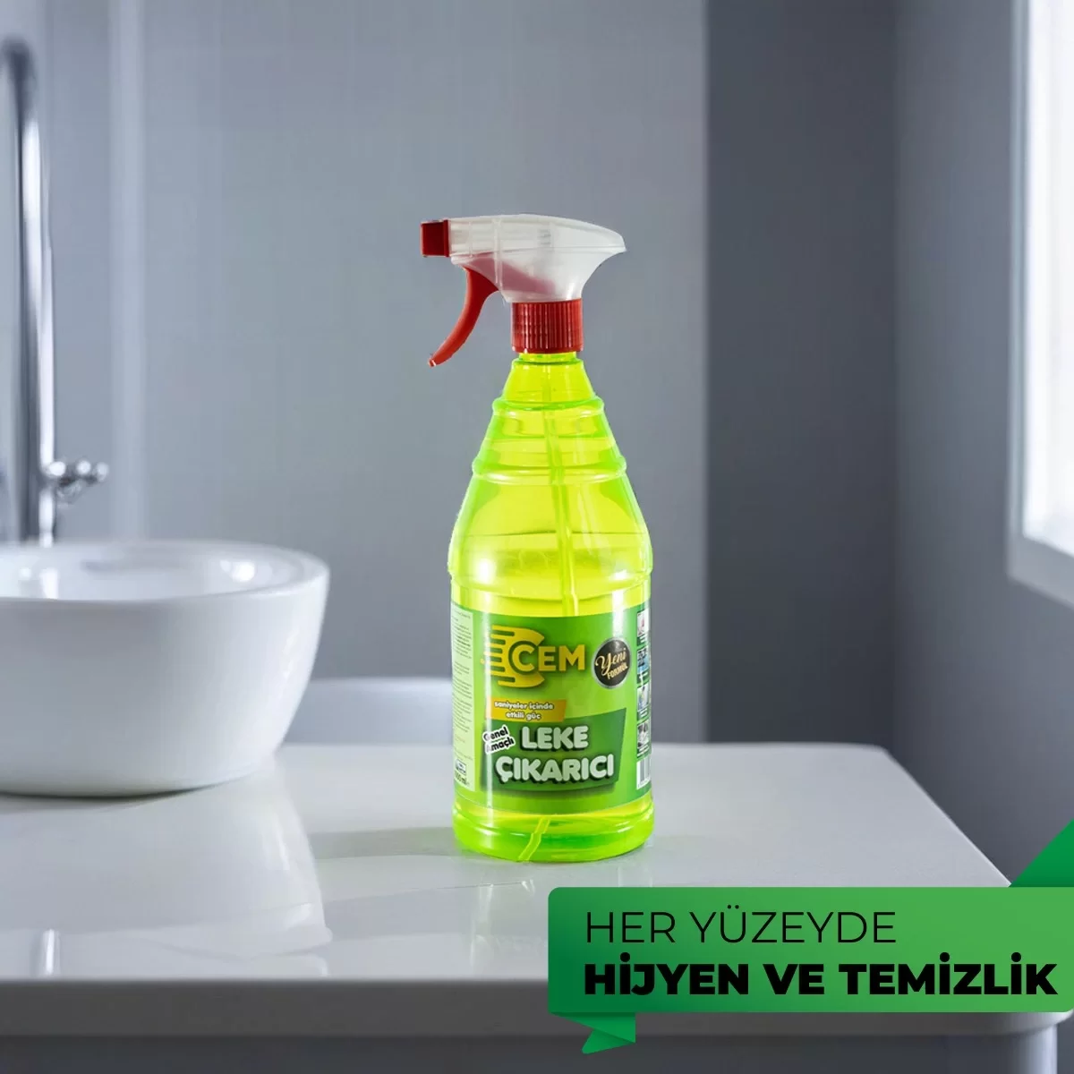 Cem Car Care Çok Amaçlı Leke Çıkarıcı Ve Yüzey Temizleyici 1 L