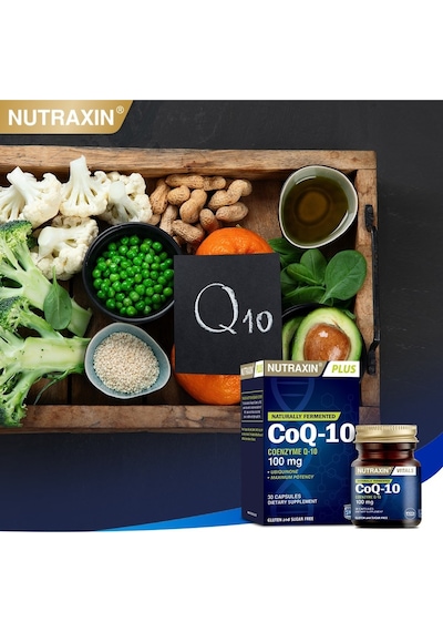 Nutraxin Koenzim Q10 100 Mg Takviye Edici Gıda 30 Yumuşak Kapsül - Coenzym, Coq10