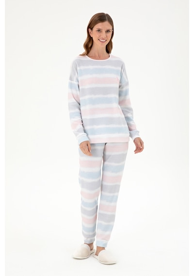 U.s. Polo Assn. Kadın Kum Pijama Takım 50302071-vr085 Kum